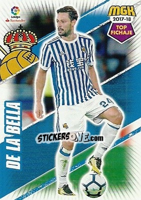 Sticker De la Bella - Liga 2017-2018. Megacracks - Panini