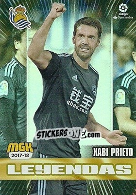 Sticker Xabi Prieto - Liga 2017-2018. Megacracks - Panini