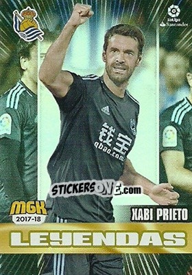Sticker Xabi Prieto - Liga 2017-2018. Megacracks n. 456 - Panini