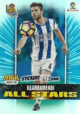 Sticker Illarramendi - Liga 2017-2018. Megacracks n. 457 - Panini
