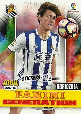 Figurina Odriozola - Liga 2017-2018. Megacracks - Panini