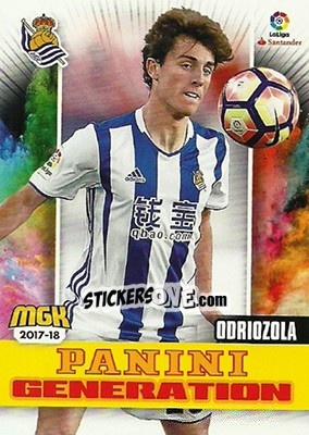 Sticker Odriozola - Liga 2017-2018. Megacracks n. 459 - Panini