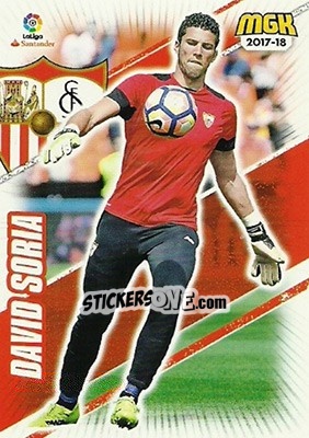 Sticker David Soria - Liga 2017-2018. Megacracks n. 462 - Panini