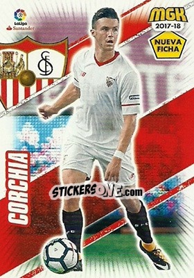 Sticker Corchia - Liga 2017-2018. Megacracks - Panini