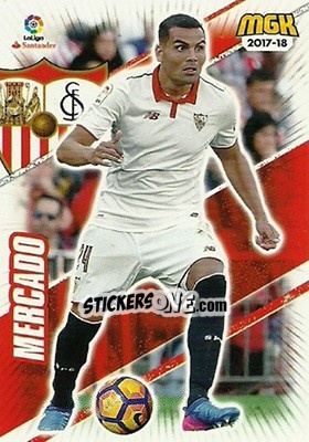 Sticker Mercado - Liga 2017-2018. Megacracks n. 464 - Panini