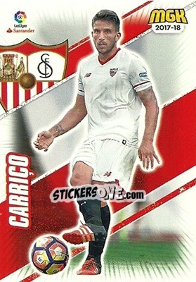 Sticker Carriço - Liga 2017-2018. Megacracks - Panini