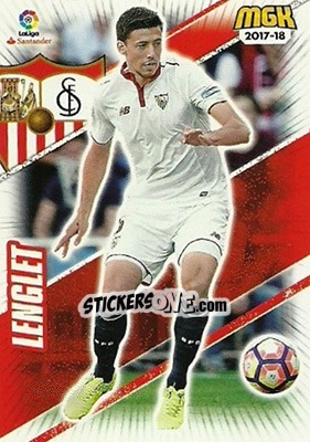 Cromo Lenglet - Liga 2017-2018. Megacracks - Panini