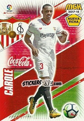 Sticker Carole - Liga 2017-2018. Megacracks n. 468bis - Panini