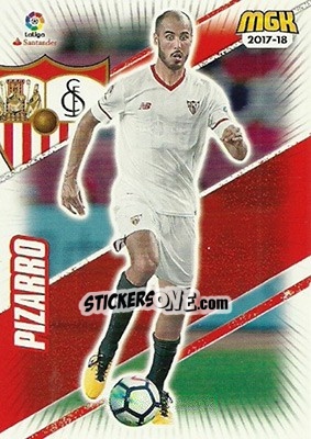 Cromo Pizarro - Liga 2017-2018. Megacracks - Panini