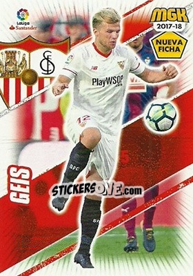 Sticker Geis - Liga 2017-2018. Megacracks - Panini