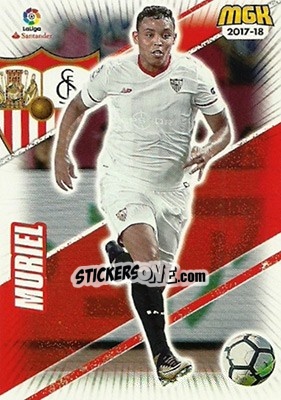 Sticker Muriel - Liga 2017-2018. Megacracks n. 476 - Panini