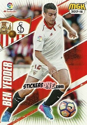 Sticker Ben Yedder - Liga 2017-2018. Megacracks n. 477 - Panini