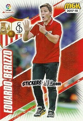 Sticker Eduardo Berizzo - Liga 2017-2018. Megacracks n. 482 - Panini