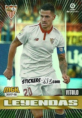 Sticker Vitolo - Liga 2017-2018. Megacracks n. 483 - Panini