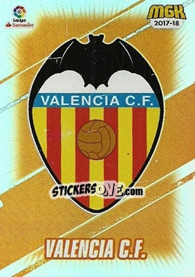 Sticker Valencia - Liga 2017-2018. Megacracks n. 487 - Panini