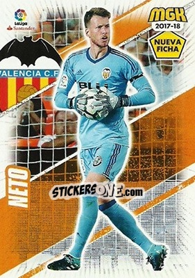 Sticker Neto - Liga 2017-2018. Megacracks - Panini