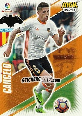 Sticker Joao Cancelo - Liga 2017-2018. Megacracks - Panini