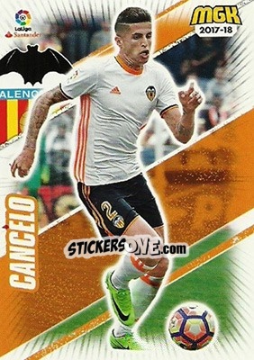 Sticker Joao Cancelo - Liga 2017-2018. Megacracks n. 490 - Panini