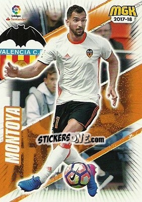 Cromo Montoya - Liga 2017-2018. Megacracks - Panini