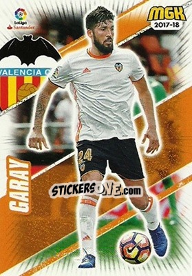 Sticker Garay - Liga 2017-2018. Megacracks n. 492 - Panini