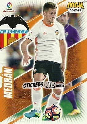 Sticker Medrán - Liga 2017-2018. Megacracks n. 496 - Panini