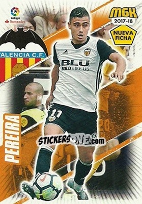 Sticker Pereira - Liga 2017-2018. Megacracks n. 499bis - Panini