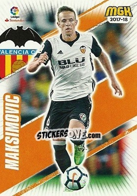 Sticker Maksimovic - Liga 2017-2018. Megacracks n. 500 - Panini