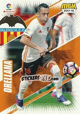 Sticker Orellana - Liga 2017-2018. Megacracks - Panini