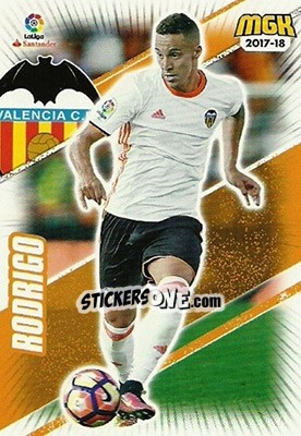 Sticker Rodrigo Moreno - Liga 2017-2018. Megacracks - Panini