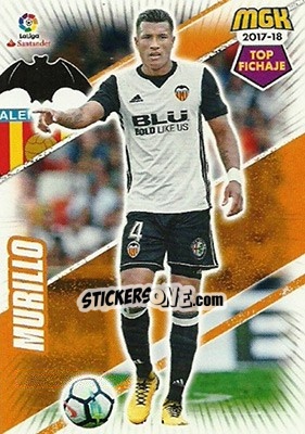 Sticker Murillo - Liga 2017-2018. Megacracks - Panini