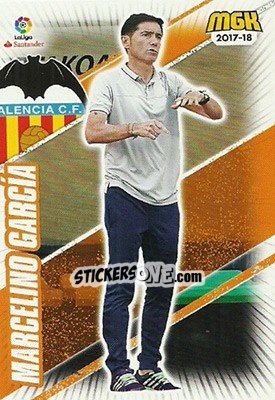 Sticker Marcelino García - Liga 2017-2018. Megacracks - Panini