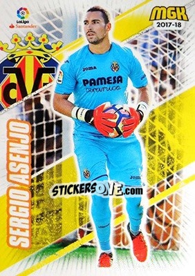 Figurina Sergio Asenjo - Liga 2017-2018. Megacracks - Panini