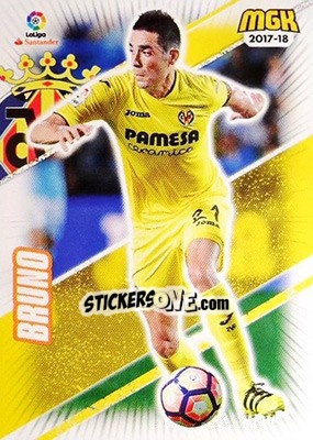 Cromo Bruno Soriano - Liga 2017-2018. Megacracks - Panini