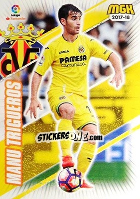 Sticker Manu Trigueros - Liga 2017-2018. Megacracks - Panini