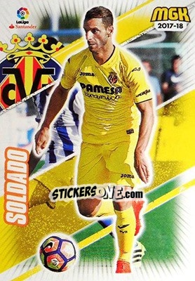 Sticker Soldado - Liga 2017-2018. Megacracks - Panini