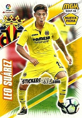 Sticker Leo Suárez - Liga 2017-2018. Megacracks - Panini