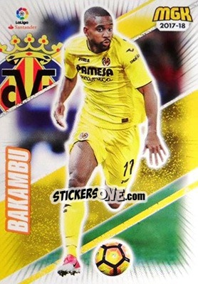 Sticker Bakambu - Liga 2017-2018. Megacracks - Panini