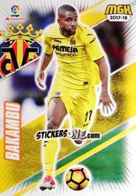 Cromo Bakambu - Liga 2017-2018. Megacracks - Panini