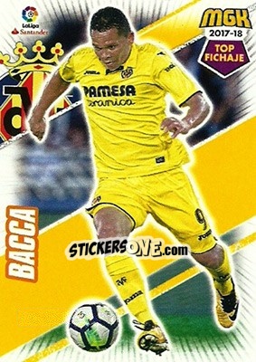 Sticker Bacca - Liga 2017-2018. Megacracks - Panini