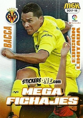 Cromo Bacca - Liga 2017-2018. Megacracks - Panini