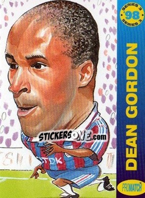 Sticker D.Gordon - 1998 Series 3 - Promatch