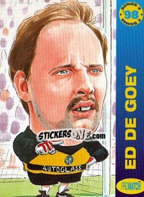Sticker E.De Goey - 1998 Series 3 - Promatch