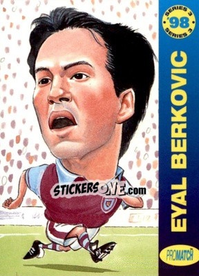 Sticker E.Berkovic - 1998 Series 3 - Promatch
