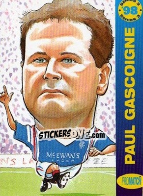 Sticker P.Gascoigne - 1998 Series 3 - Promatch