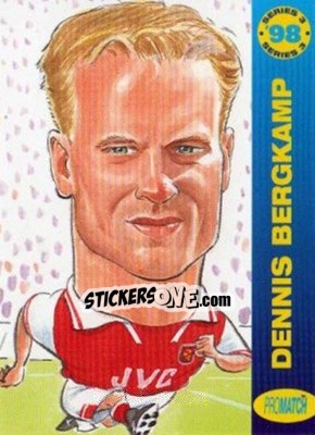 Sticker D.Bergkamp - 1998 Series 3 - Promatch