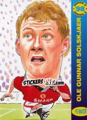 Sticker O.G.Solskjaer - 1998 Series 3 - Promatch