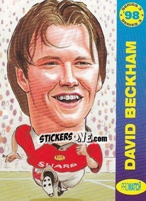 Sticker D.Beckham - 1998 Series 3 - Promatch