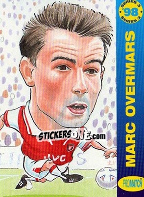 Sticker M.Overmars - 1998 Series 3 - Promatch