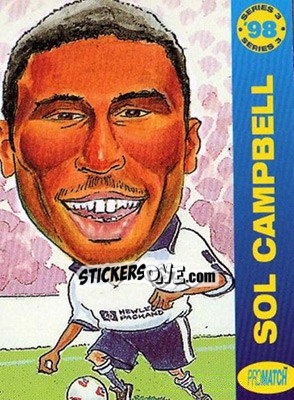 Cromo Sol Campbell - 1998 Series 3 - Promatch