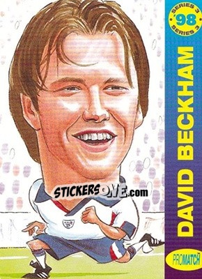 Sticker D.Beckham - 1998 Series 3 - Promatch